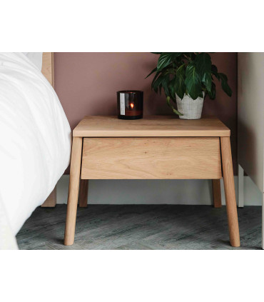 پاتختی مدرن تک کشو چوبی