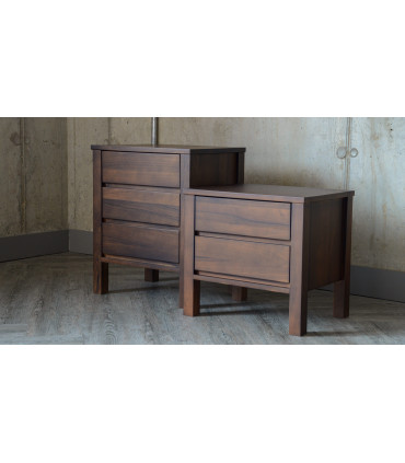 پاتخت دو و سه کشو مینمیال چوبی