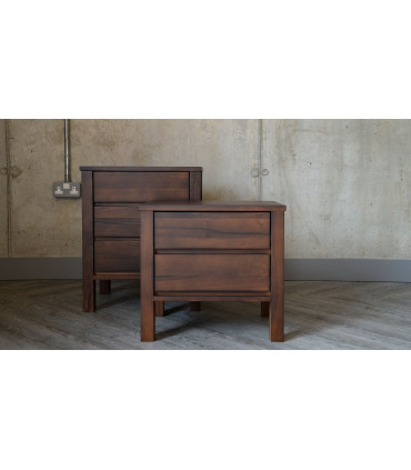 پاتخت دو کشو مینمیال چوبی