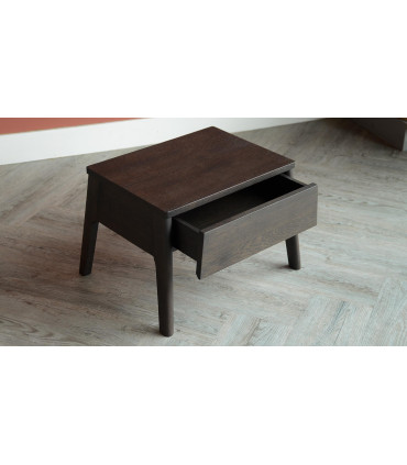 پاتختی مدرن تک کشو چوبی