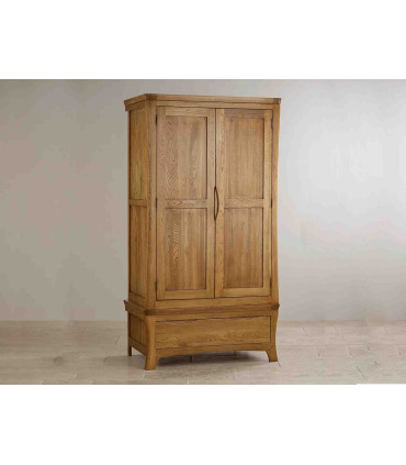 خرید و قیمت کمد لباس چوبی دو درب