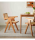 خرید اینترنتی و قیمت صندلی چوبی حصیری از تولیدی ماسو مناسب برای ناهارخوری و میز کار و میز تحریر