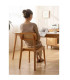خرید اینترنتی و قیمت صندلی چوبی حصیری از تولیدی ماسو مناسب برای ناهارخوری و میز کار و میز تحریر