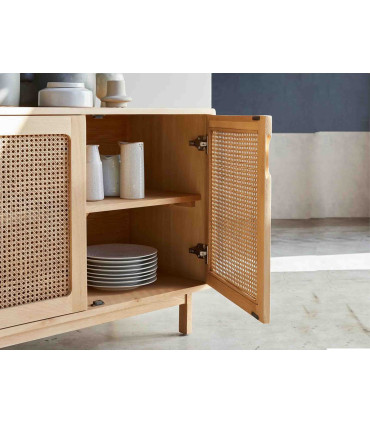 قیمت و خرید اینترنتی کنسول چوبی و حصیری آوان ساخت ماسو