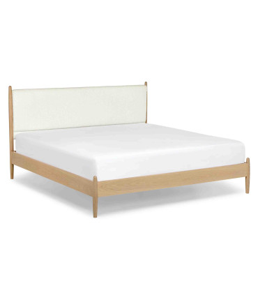 خرید اینترنتی و قیمت تخت خواب مینیمال و ساده چوبی دو نفره و تک نفره لینا ساخت ماسو