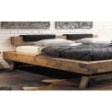 تختخواب چوبی سبک روستیک