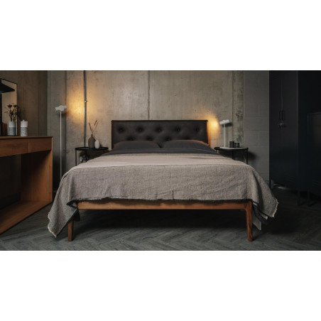 خرید اینترنتی و قیمت تخت خواب مینیمال و ساده چوبی دو نفره و تک نفره بهار ساخت ماسو