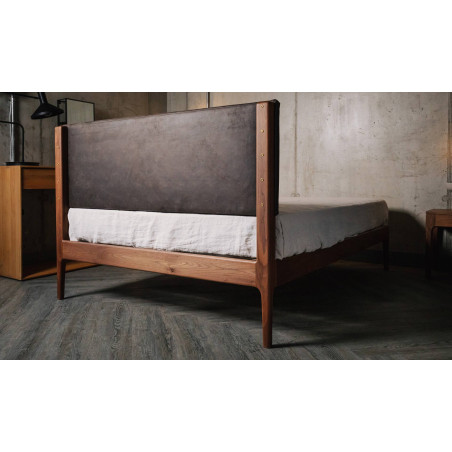 خرید اینترنتی و قیمت تخت خواب مینیمال و ساده چوبی دو نفره و تک نفره بهار ساخت ماسو